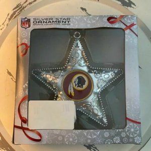 NFL- Silver Star Christmas Ornament (Washington Redskins)